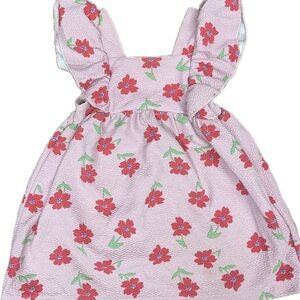 Zara Pink Floral Kids Dress